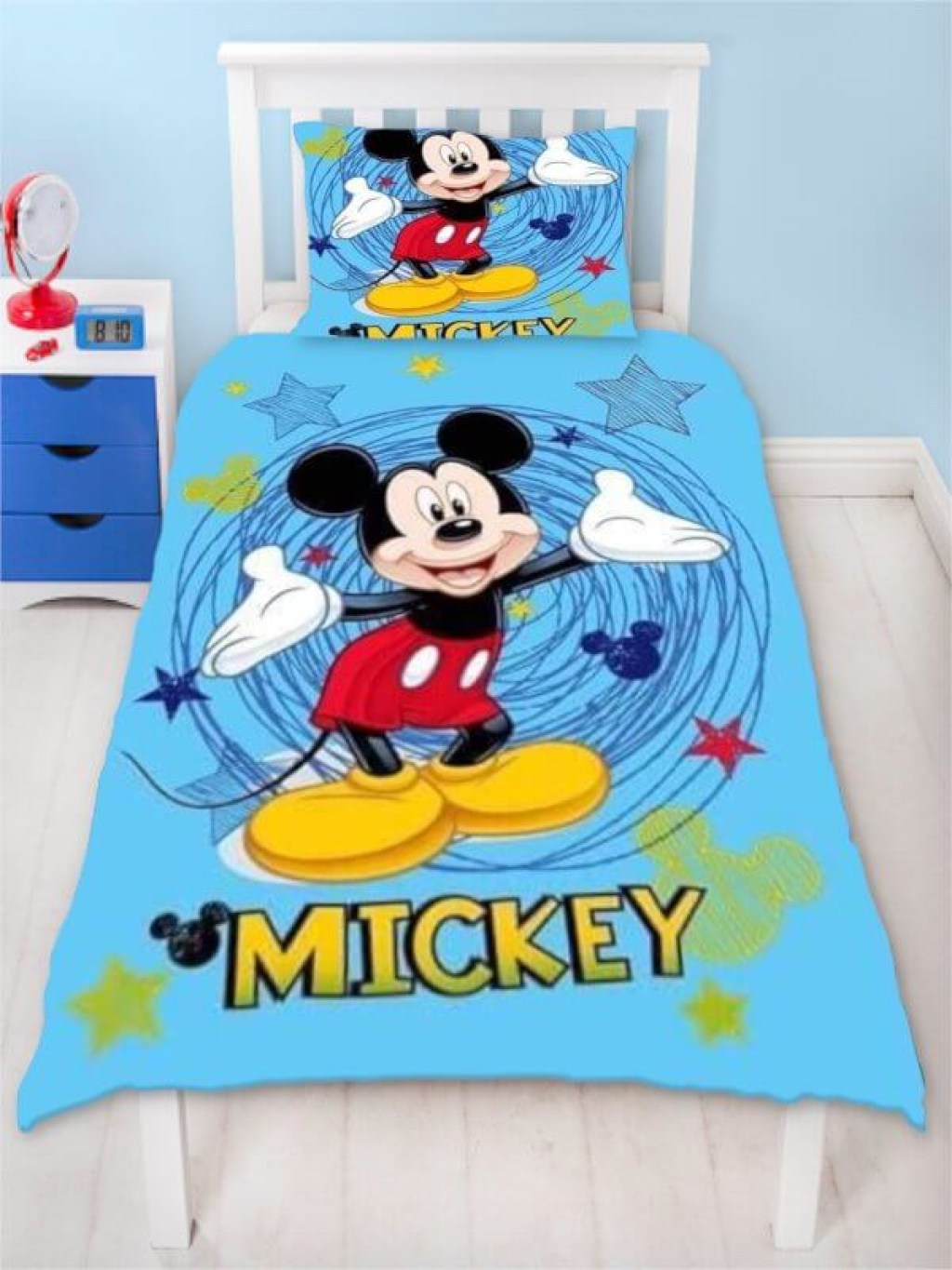 Κουβέρτα Παιδική Μονή Βελουτέ Mickey Σιέλ Γαρύφαλλο 160x220 | Γαρύφαλλο - Λευκά Είδη